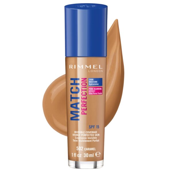 Rimmel London Match Perfection Caramel 502