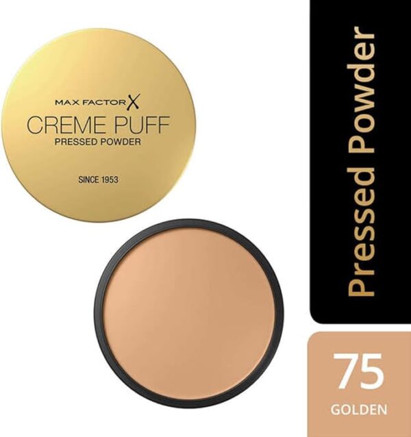 Max Factor Creme Puff Pressed Compact Powder - 075 Golden, 14 g - Image 5