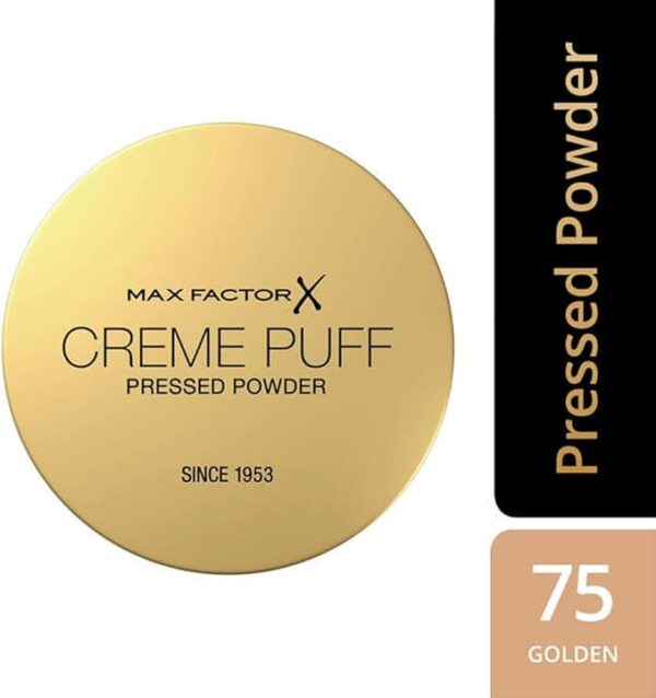 Max Factor Creme Puff Pressed Compact Powder - 075 Golden, 14 g - Image 6