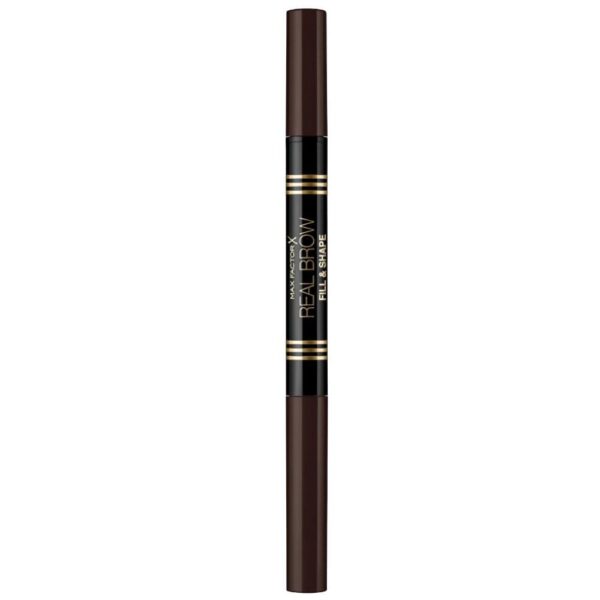 Max Factor Real Brow Fill & Shape Pencil - 04 Deep Brown - Image 4