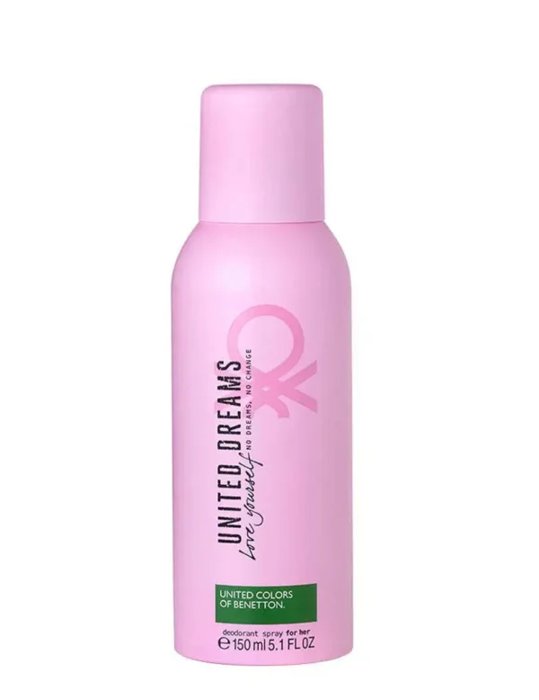 Benetton United Colors of United Dreams Love Yourself Deodorant Spray for Her 150ml: