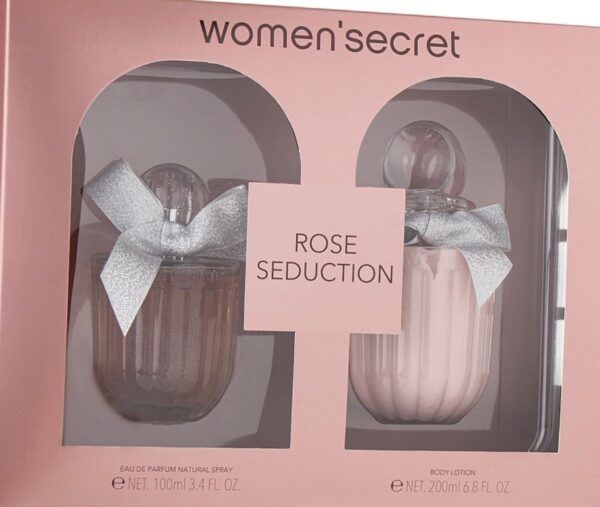 Women' Secret Rose Seduction edp 100ML+body lotion. 200ML.
