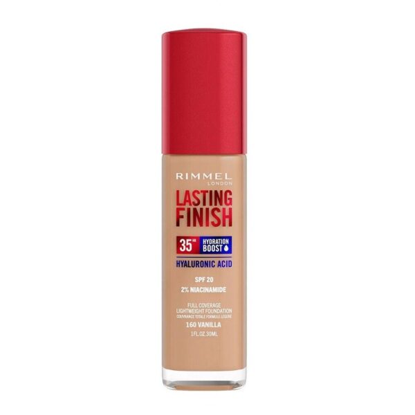 Rimmel London Long Lasting Hyaluronic Acid-160 Vanilla. - Image 4