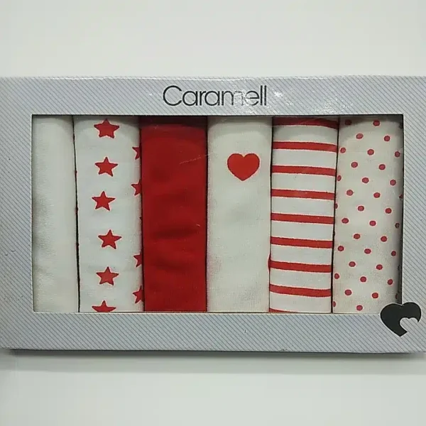 CARAMELL 6 PCS WASHCLOTHES,Pack of 6 - Baby Face Towel - Kids Napkin (Mini Napkins for Newborn Babies)