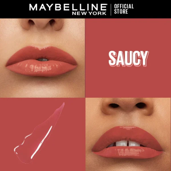 Maybelline Superstay Vinyl Ink Liquid Lipstick - 65 Saucy - Image 5