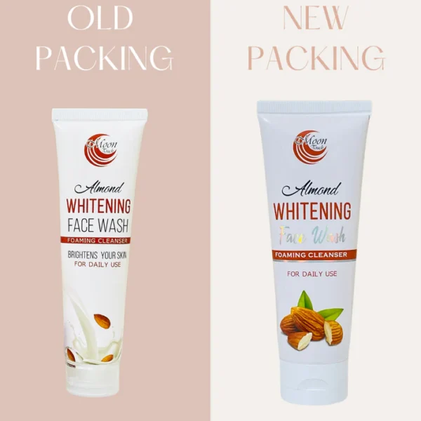 MOON TOUCH Creamy Almond Whitening Face Wash ≈100ml - Image 2