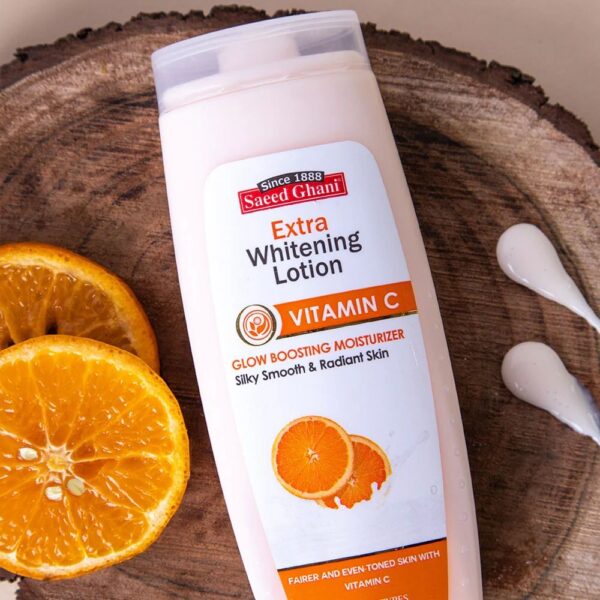 Saeed Ghani Vitamin C Extra Whitening Lotion, Glow Boosting Moisturiser 100 ML & 200 ML 