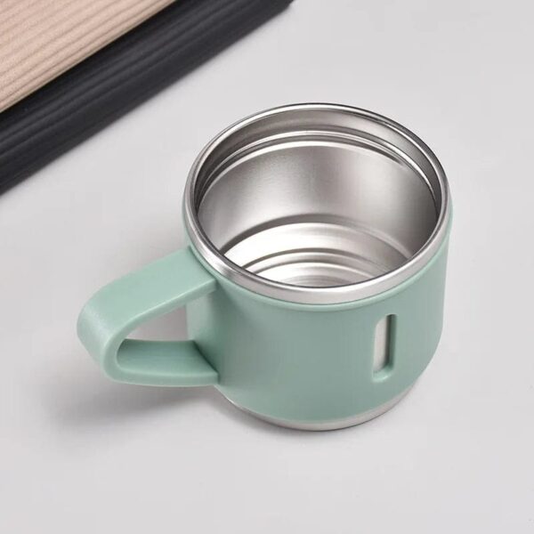New 3 Pieces Stainless Steel vacuum flask travel mug set Sport Water Bottle Gift box Set Large Capacity Travel Double Wall Vacuum Bottle: - Image 8