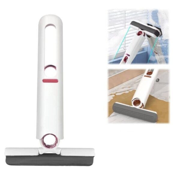 MINI Folding mop high -quality sponge desktop cleaning bathroom mini -handed mop lightweight home portable mini sponge mini mop for kitchen BathroomLiving Room, Car New Portable Mini SqueezeMop Home Kitchen Car Cleaning Mop