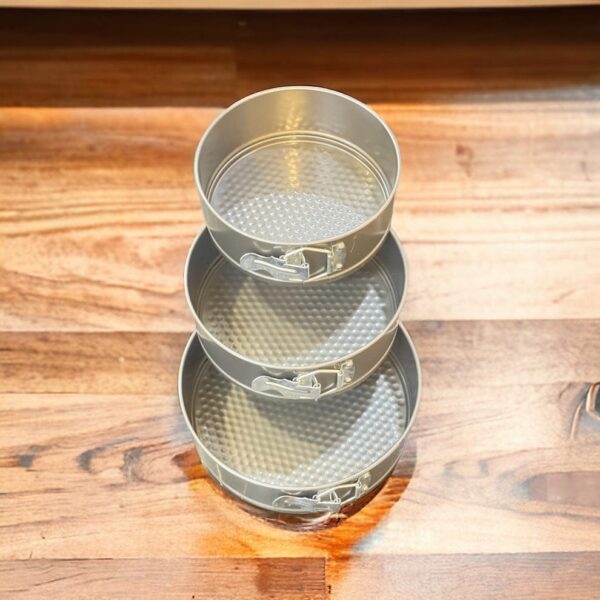 3 Pcs Round Shape Cake Mold - Image 4