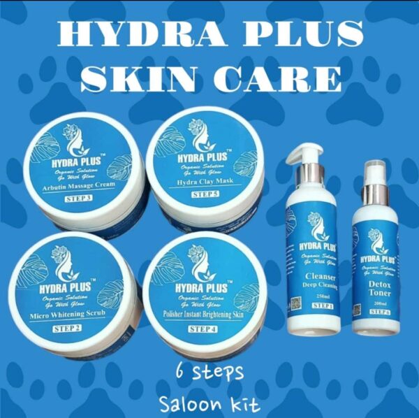 Hydra PLUS with Hydro-TX Technology Facial KIT Set - 6 PCS Manual Hydra Facial Kit