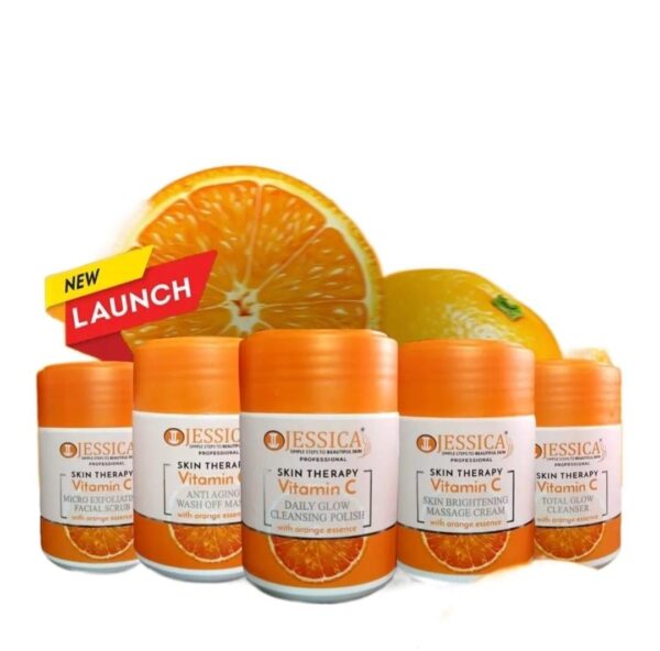 Jessica Skin Therapy Vitamin C Facial Kit - 250g Each Jar - Image 2