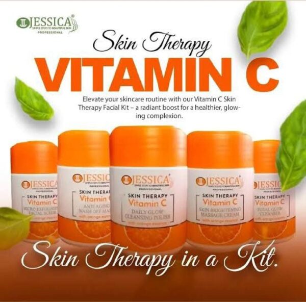 Jessica Skin Therapy Vitamin C Facial Kit - 250g Each Jar