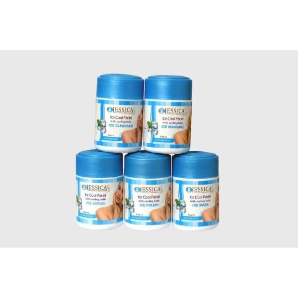 Jessica Ice Cool Facial Kit 250g Each Jar - Medium Pack - Image 2