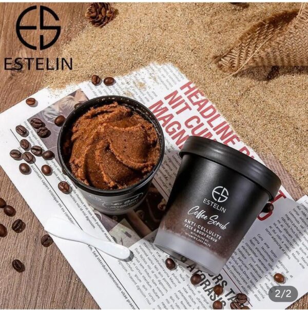 Estelin Coffee Scrub – Face & Body 280GM - Image 4