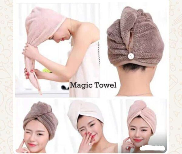 Magic Hair Towel Super Quick Dry Hair Drying Turban Bathing Wrap Cap