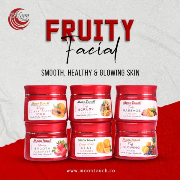 MOON TOUCH Fruity Facial KIT 6pcs 200ml: