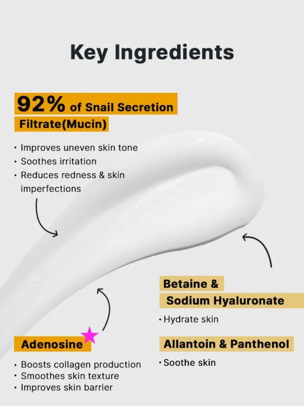 COSRX Advanced Snail 92 All in one Cream 100GM/3.52 OZ(TUBE /JAR) - Image 3