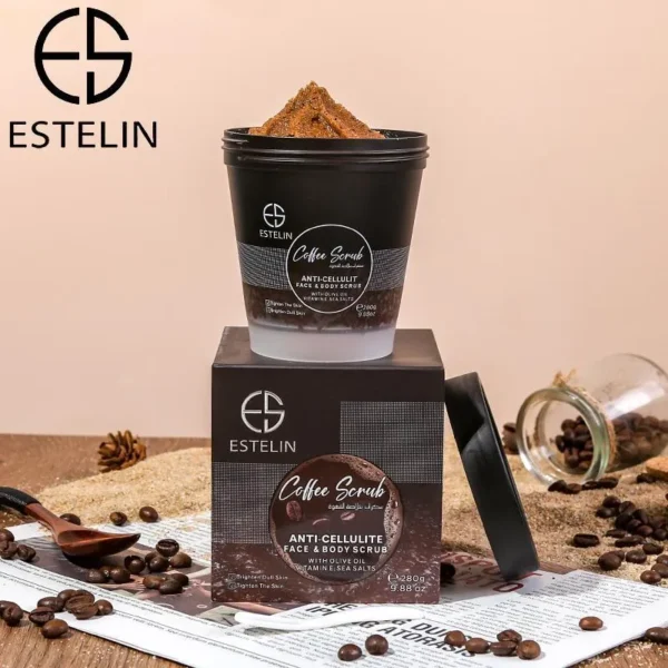 Estelin Coffee Scrub – Face & Body 280GM
