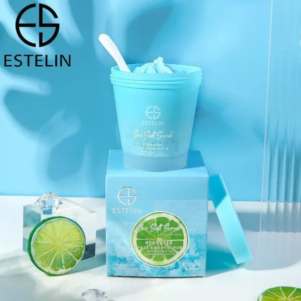 ESTELIN Sea Salt Face And Body Scrub 280GM