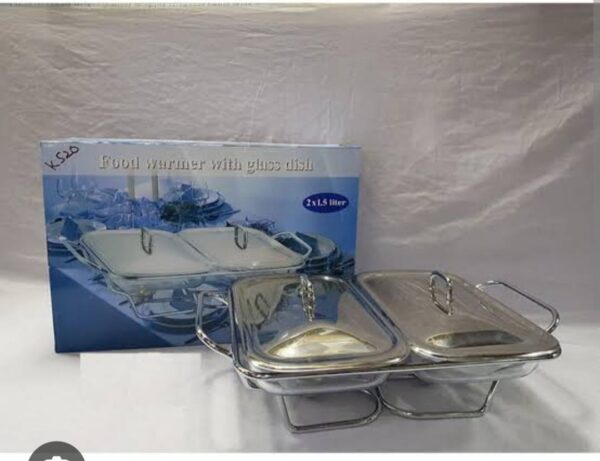 2 pieces Stainless steel Chafing Dish, Food Warming Buffet Serving Pot: