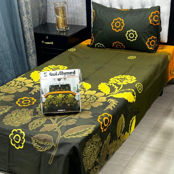 4Pc Mix Cotton Single Pair Bedsheets* - Image 5