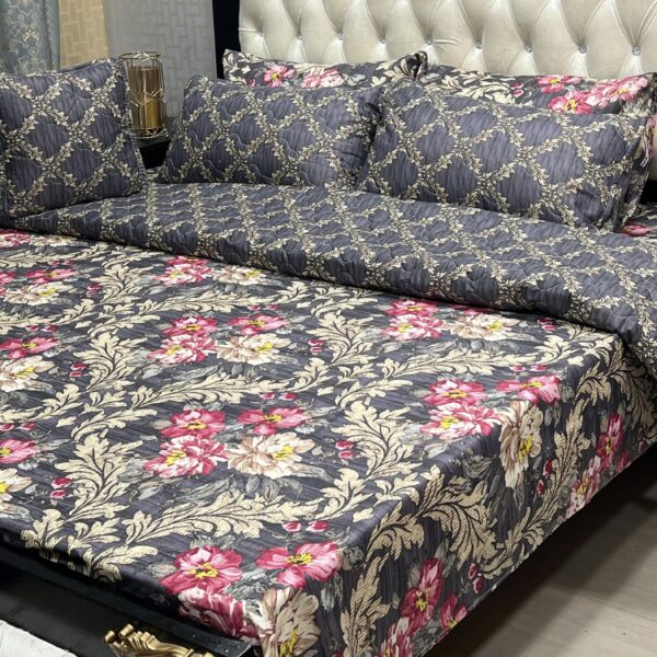 *7Pc Printed Comforter Set*(Cotton Mix) - Image 26