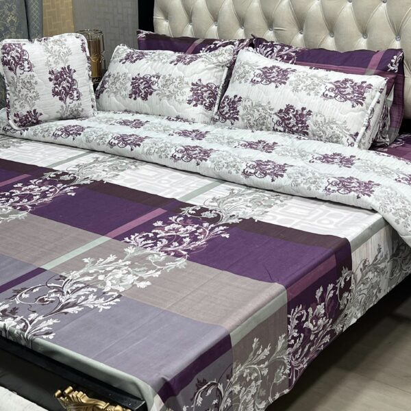 *7Pc Printed Comforter Set*(Cotton Mix) - Image 27