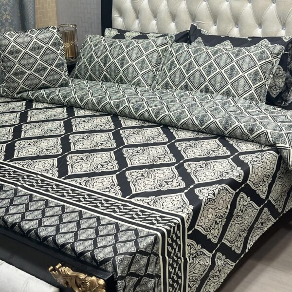 *7Pc Printed Comforter Set*(Cotton Mix) - Image 24