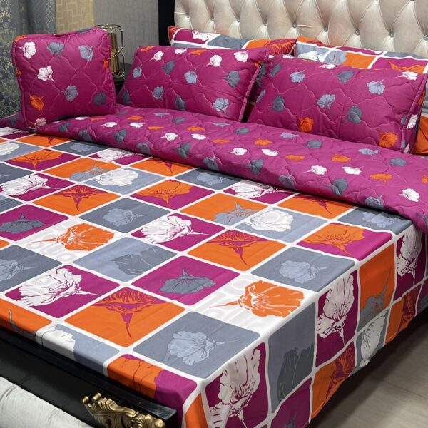 *7Pc Printed Comforter Set*(Cotton Mix) - Image 22