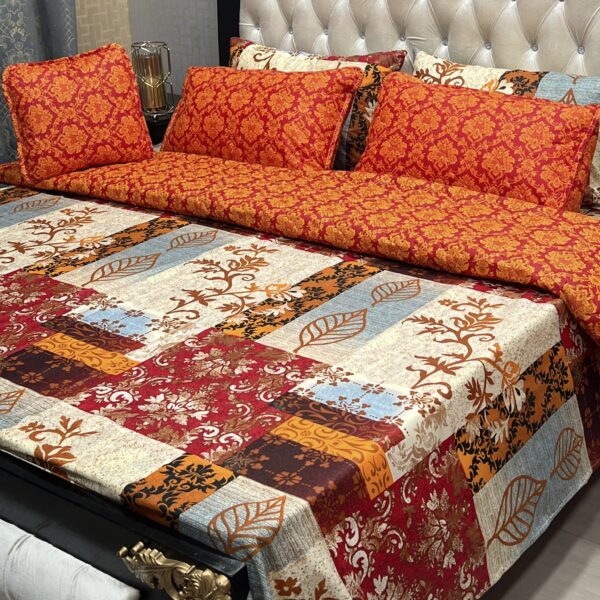 *7Pc Printed Comforter Set*(Cotton Mix) - Image 20