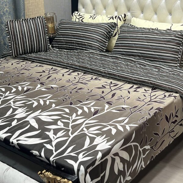 *7Pc Printed Comforter Set*(Cotton Mix) - Image 19