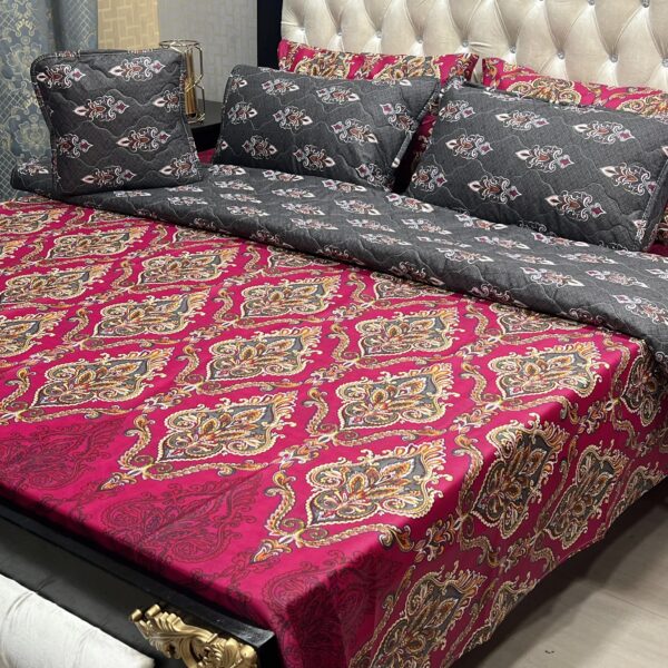 *7Pc Printed Comforter Set*(Cotton Mix) - Image 18