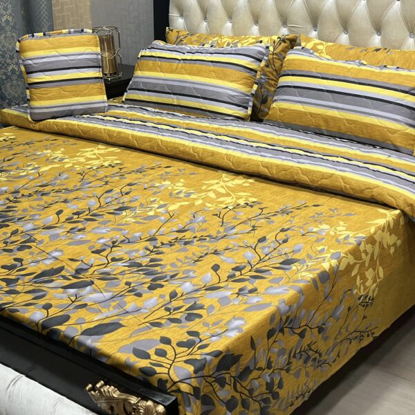 *7Pc Printed Comforter Set*(Cotton Mix) - Image 17