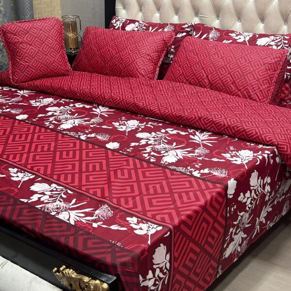 *7Pc Printed Comforter Set*(Cotton Mix) - Image 15