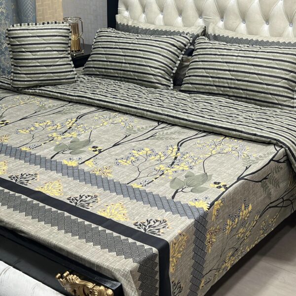 *7Pc Printed Comforter Set*(Cotton Mix) - Image 14
