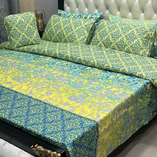 *7Pc Printed Comforter Set*(Cotton Mix) - Image 11