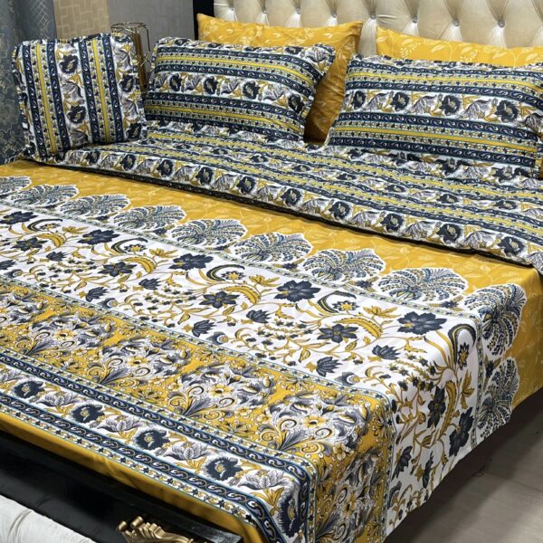 *7Pc Printed Comforter Set*(Cotton Mix) - Image 6