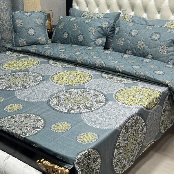 *7Pc Printed Comforter Set*(Cotton Mix) - Image 3