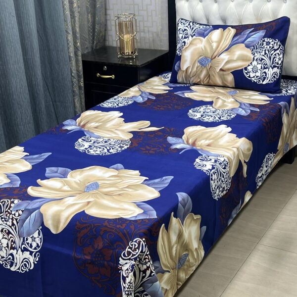 3D-Crystal cotton single pair Bedsheets