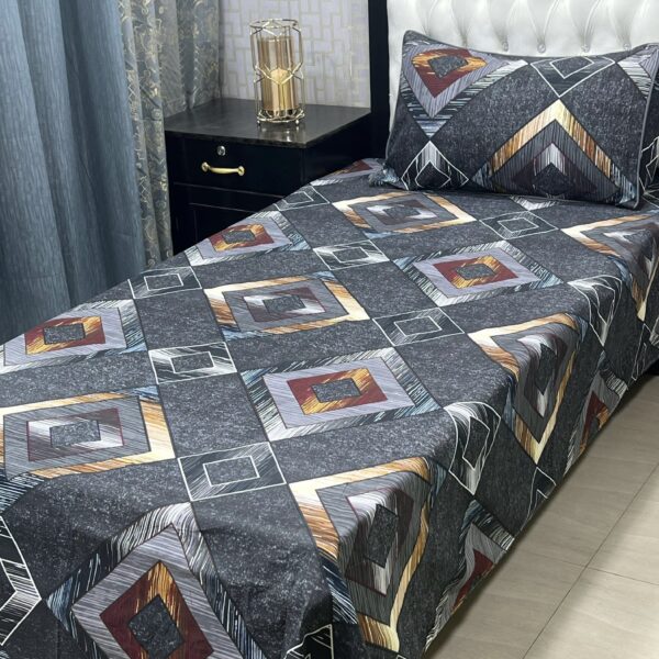 3D-Crystal cotton single pair Bedsheets - Image 16