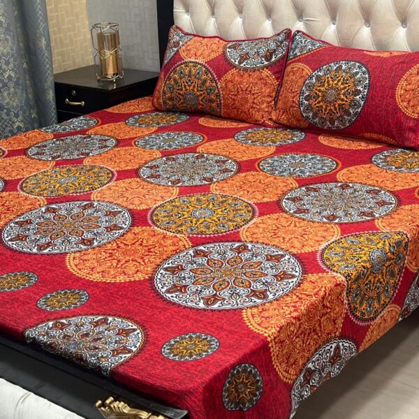 *3D-Crystal Cotton Bedsheets* - Image 4