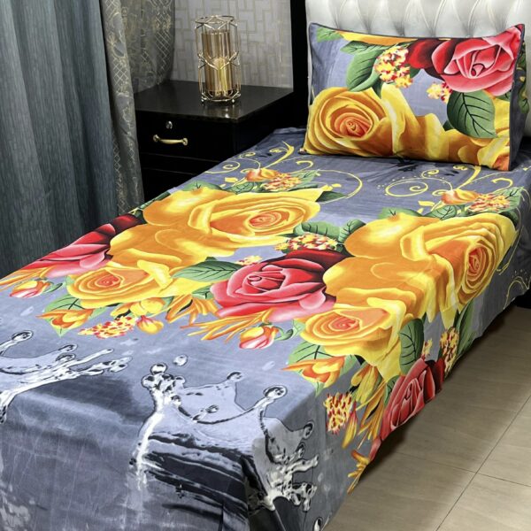 3D-Crystal cotton single pair Bedsheets - Image 31
