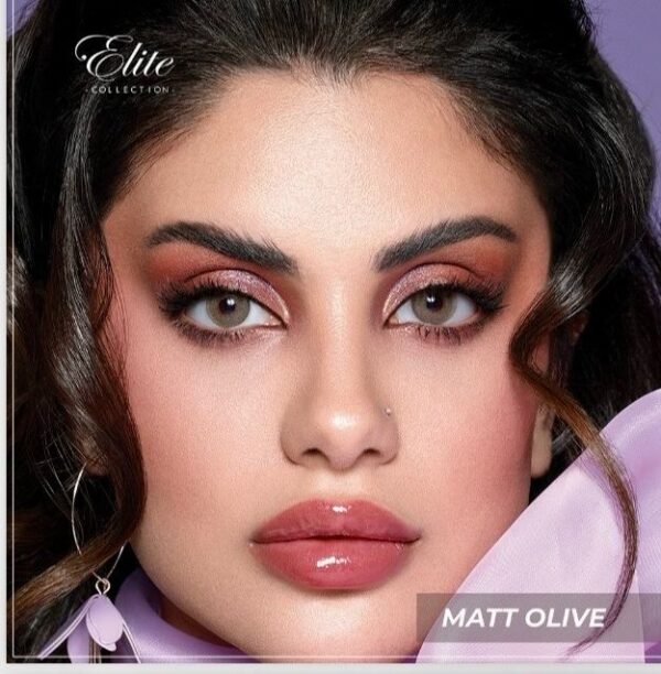 Bella Elite Matt Olive Lenses.