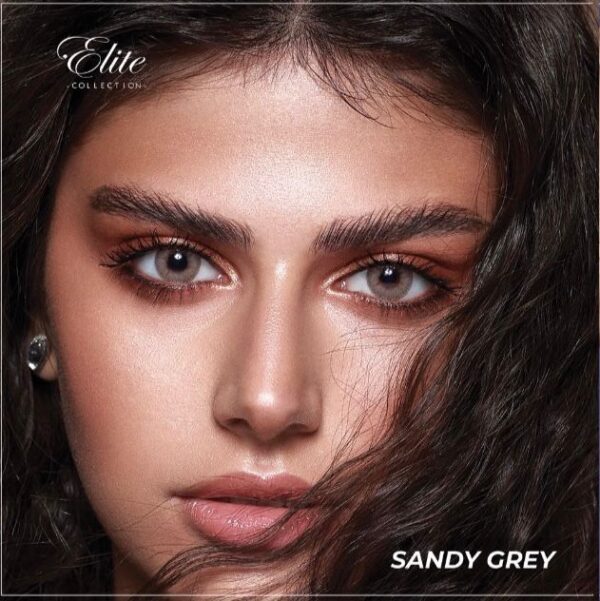 Bella Elite Sandy Grey Contact Lenses.