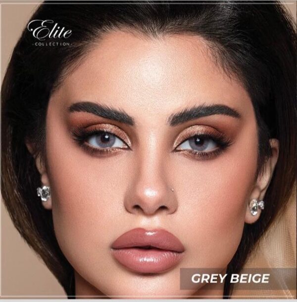 Bella Elite Grey Beige Contact Lenses.