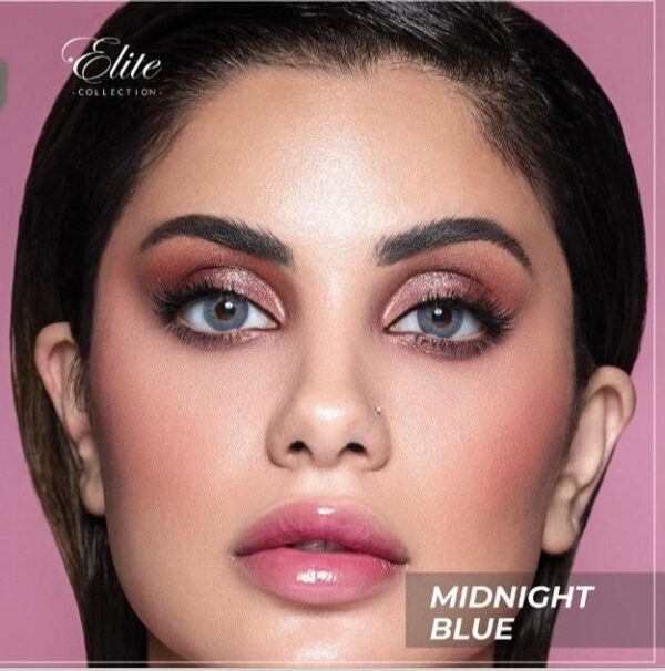 Bella Elite Midnight Blue Contact Lenses.