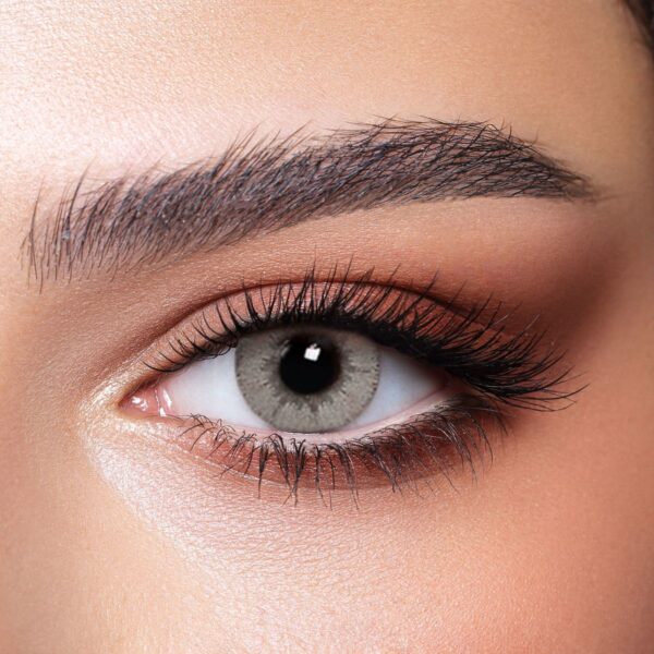 Bella Glow Grey Caramel Contact Lenses. - Image 2