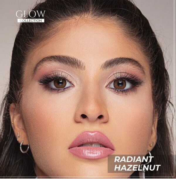 Bella Glow Radiant Hazelnut Contact Lenses.