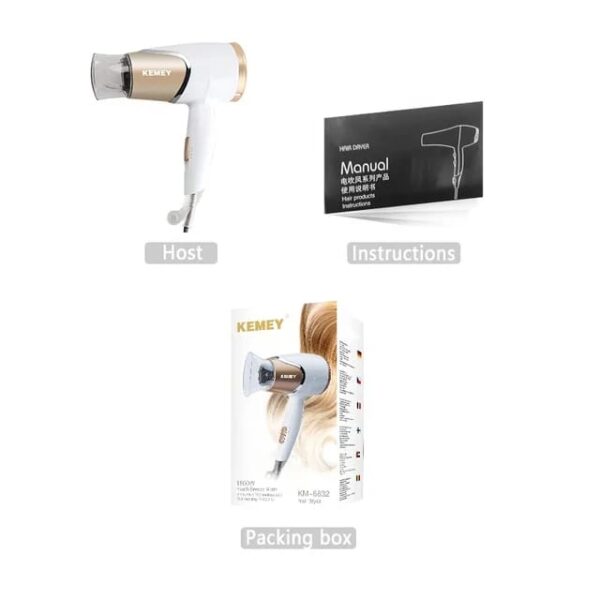 Kemei KM-6832 Professional Hair Dryer.